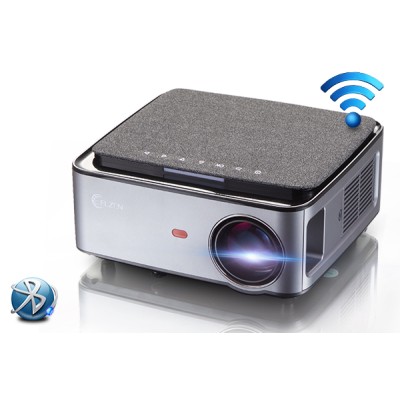 Vidéoprojecteur Flzen Vidéoprojecteur F1A, Android WIFI Bluetooth 5000  Lumen Retroprojecteur 1080P FULL HD 300 Max 4K pour Home cinéma Bureau  Extérieur Smartphone PC